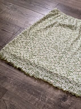 SHEIN spring floral mini skirt